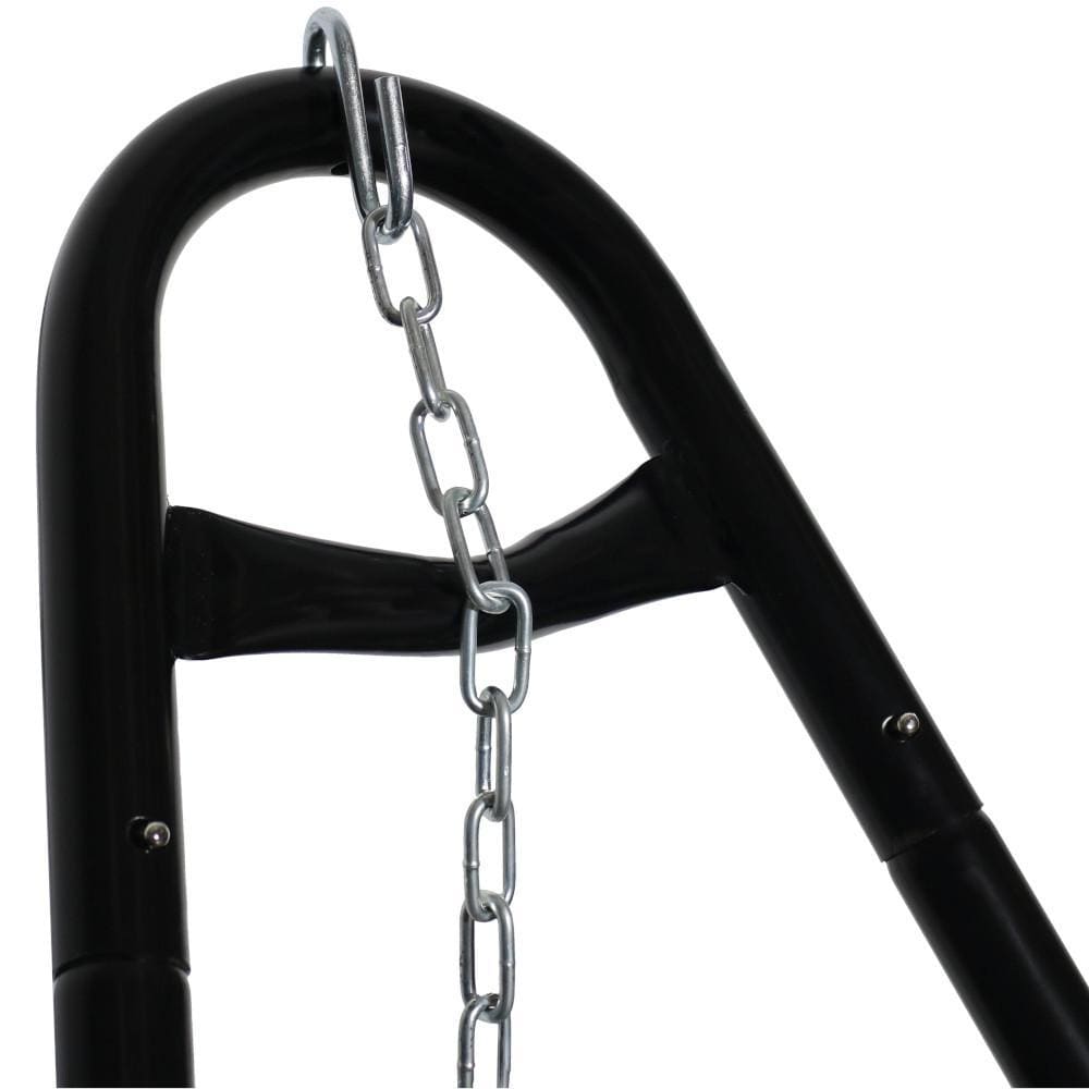 Ultimate Patio Steel Universal Multi-Use Hammock Stand - Black - Chains thumbnail