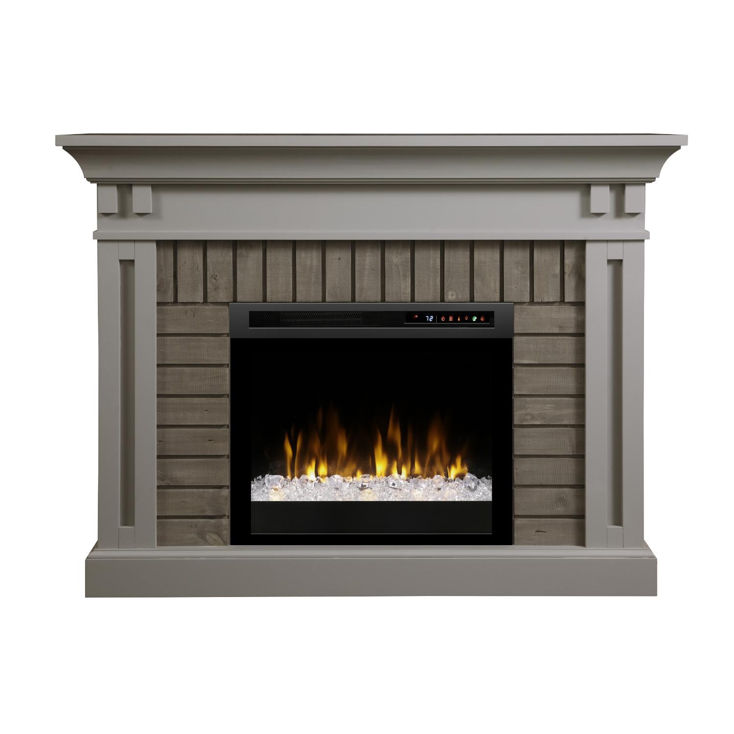 Dimplex Madison 58 Inch Electric Fireplace Mantel Glass Ember Bed Dimplex Madison 58 Inch Electric Fireplace Mantel Glass Ember Bed Stone Gray Gds28g8 1968sg Gas Log Guys
