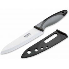 Boker Ceramic 6-Inch Santoku With Sheath - Gray image