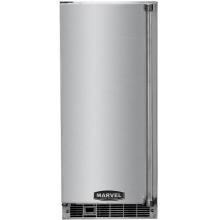 Marvel Professional 34 Lb. Built-In Left Hinge Ice Maker With Drain Pump - Stainless Steel - MPRO30IMT-BS-L-P image