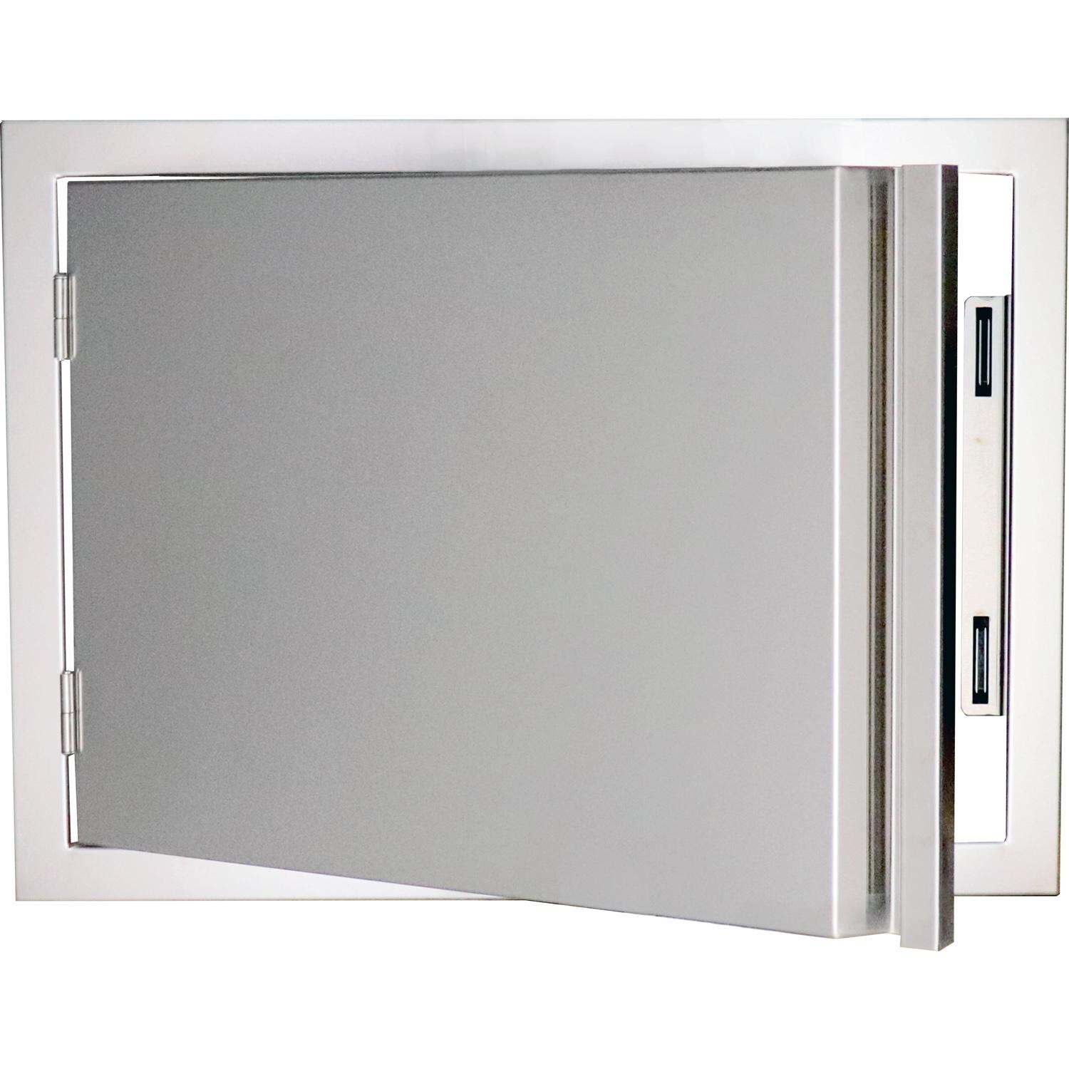 RCS Valiant Series 27-Inch Stainless Steel Horizontal Single Access Door - Open thumbnail