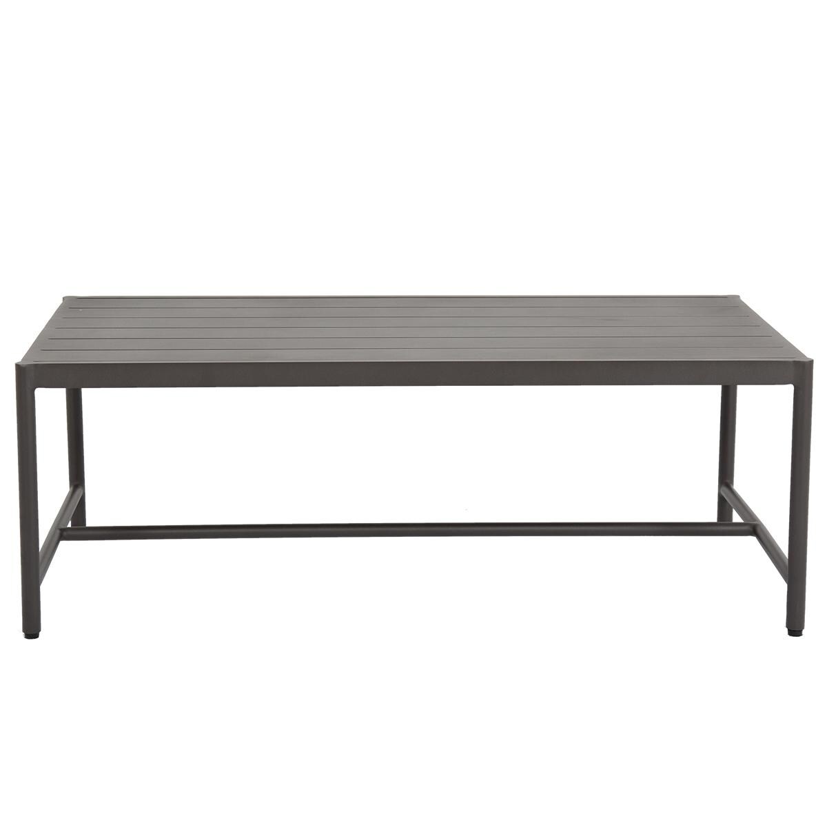 Sunset West - 4601-CT - Pietra 50 X 27 Inch Rectangular Aluminum Patio Coffee Table - Side View thumbnail