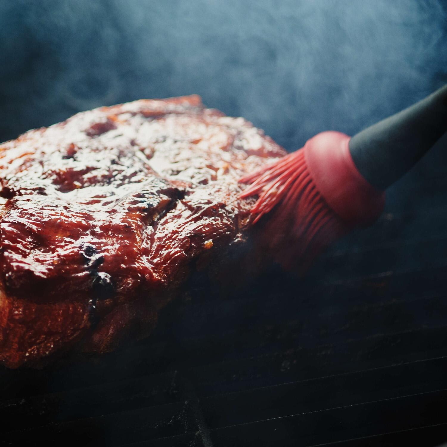 GrillPro Basting Mop w/ Flexible Handle - 41096 - In Use - Lifestyle thumbnail