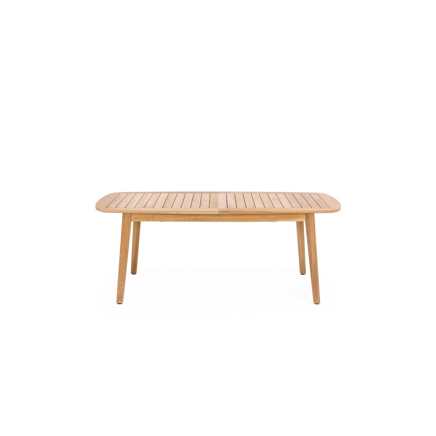 Teak + Table Paros/Cayman Expansion 9 Piece Dining Set - Table - White Background thumbnail