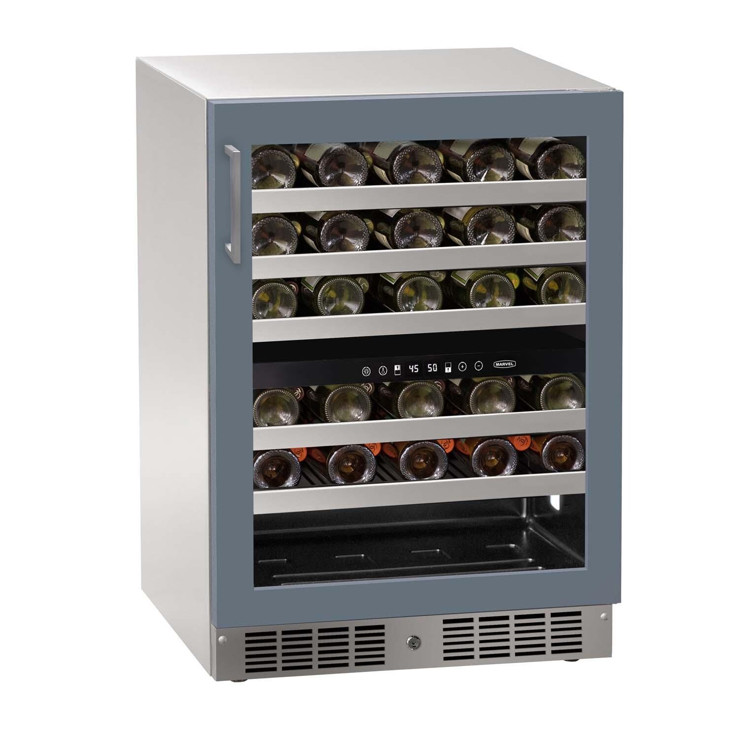 Marvel Essential 24-in 5.1 Cu. Ft. Dual-Zone Wine Refrigerator w/ Panel Ready Glass Door - MRWD224-IG31A