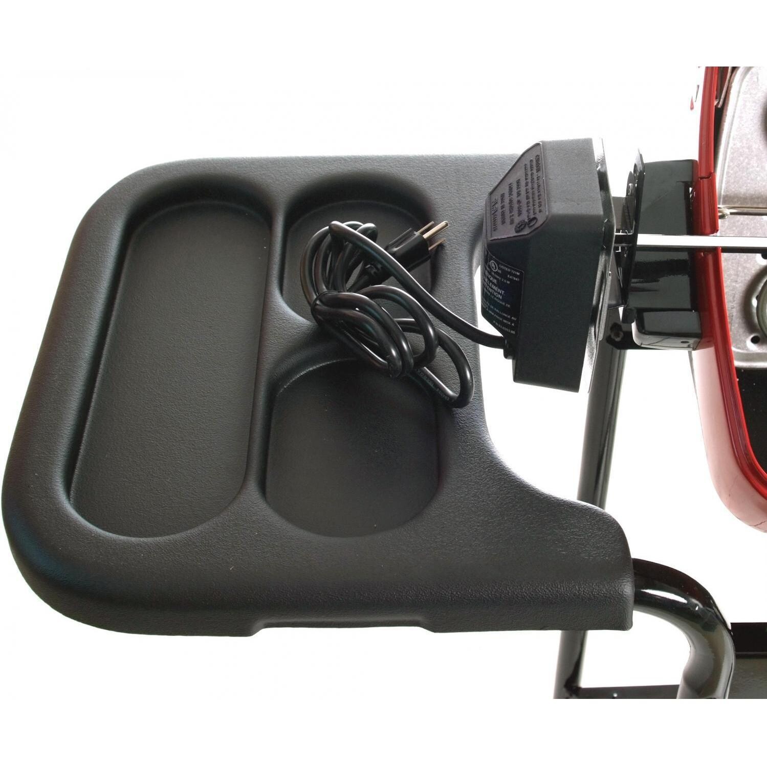 Americana by Meco Electric Grill With Rotisserie And Plastic Side Trays - Rotisserie Motor and Side Shelf thumbnail