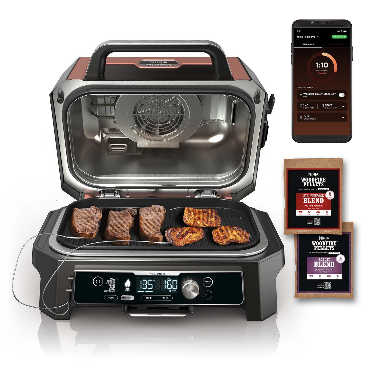 Ninja OG952 Woodfire Pro Connect XL Electric Grill & Smoker thumbnail