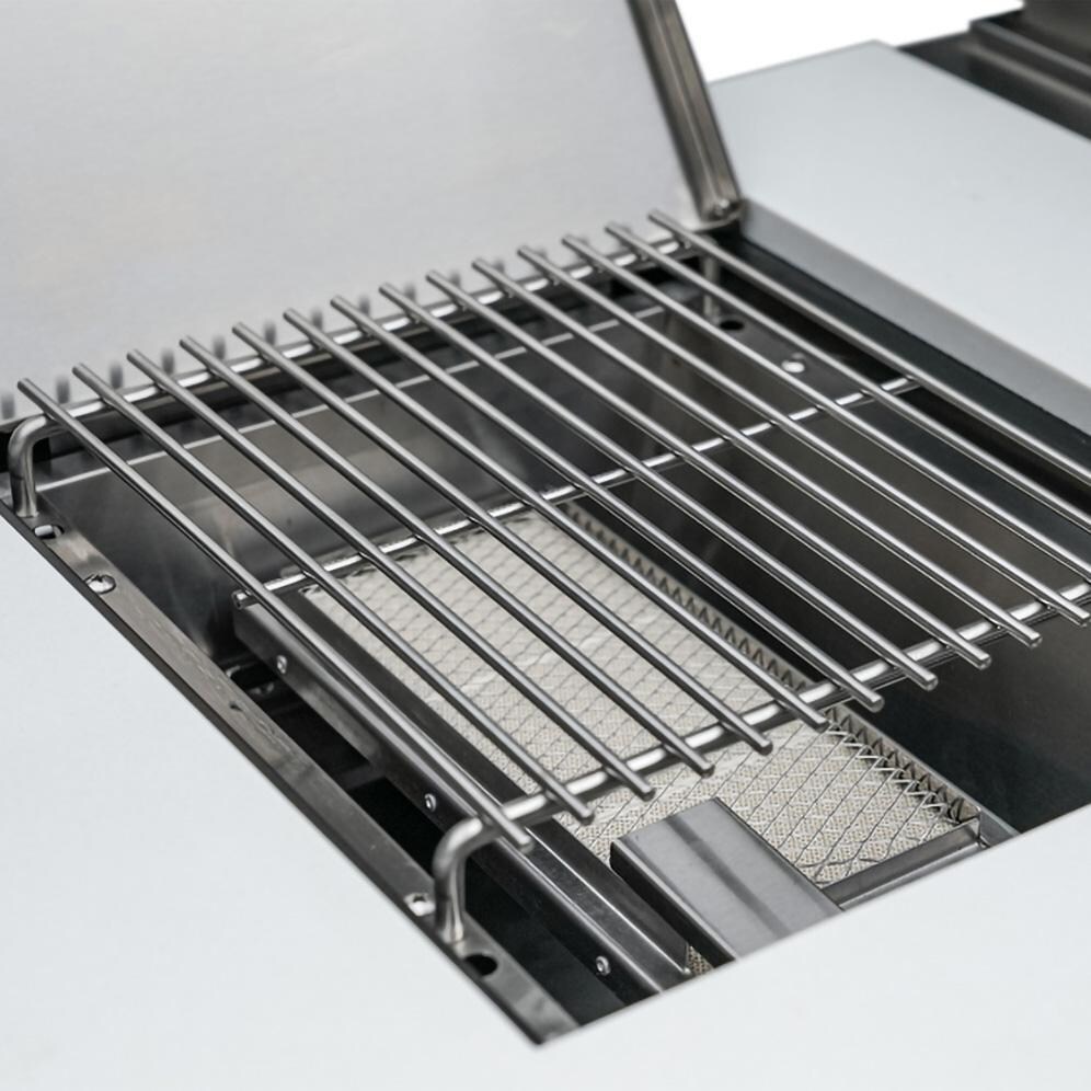 Mont Alpi - MAi400-D45FC - Deluxe 45 Degree Grill Island - Stainless Steel - Infrared Side Burner - Detail thumbnail