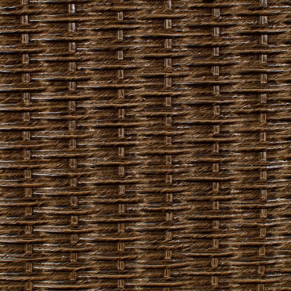 Lloyd Flanders Reflections 4-Piece Seating Set W/ Ottoman & End Table in Bark Finish - Frame Swatch thumbnail
