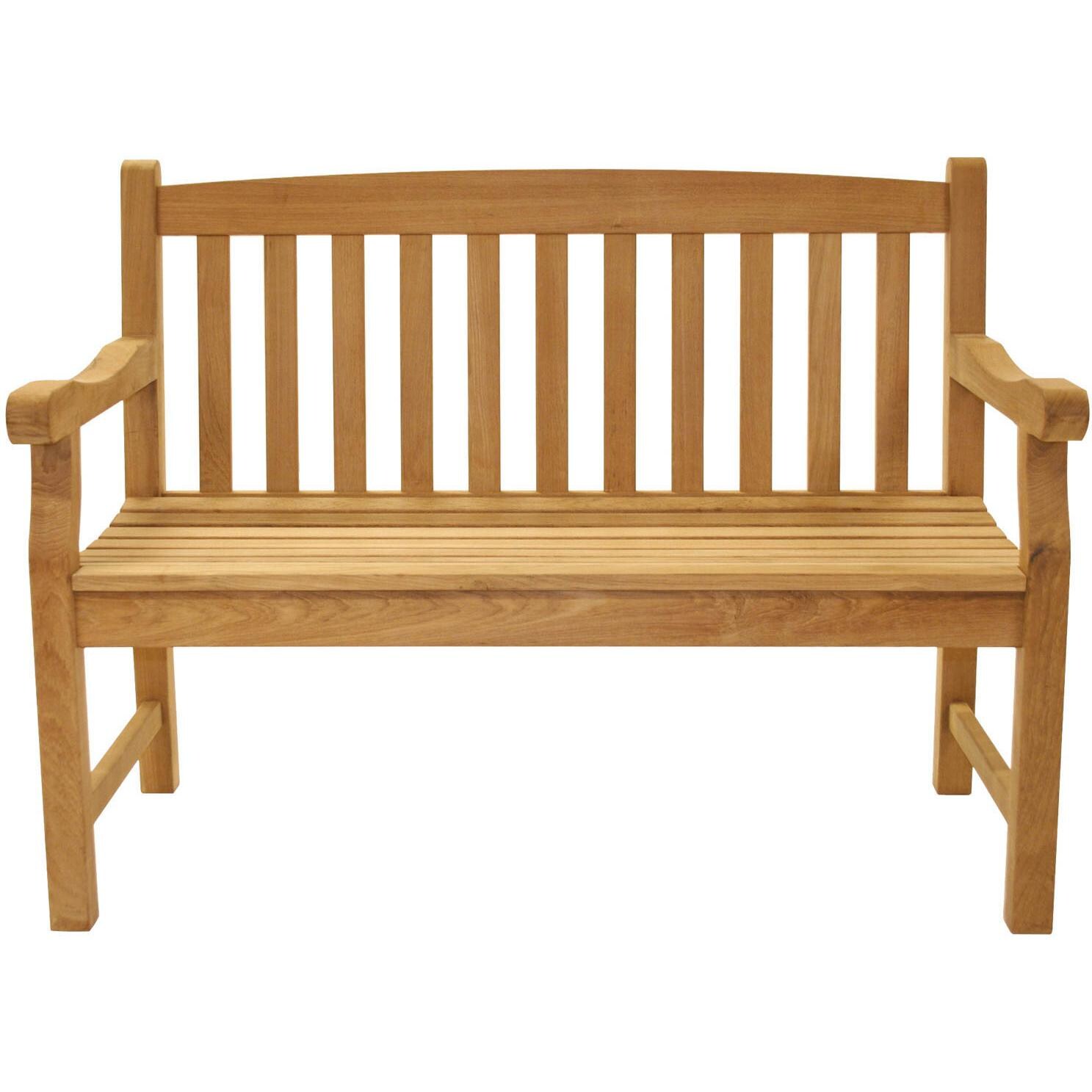 Royal Teak Collection Classic 2 Person Teak Bench thumbnail