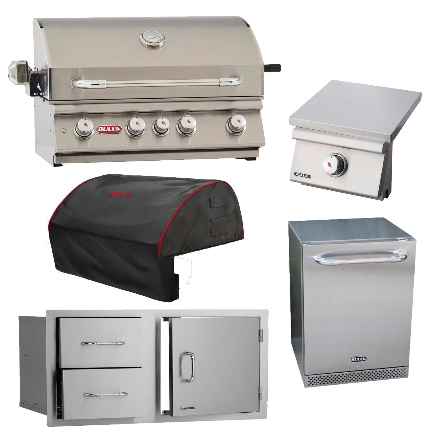 Bull Angus 30 Inch 5-Piece Propane Grill Master Bundle - BOP-95-6103