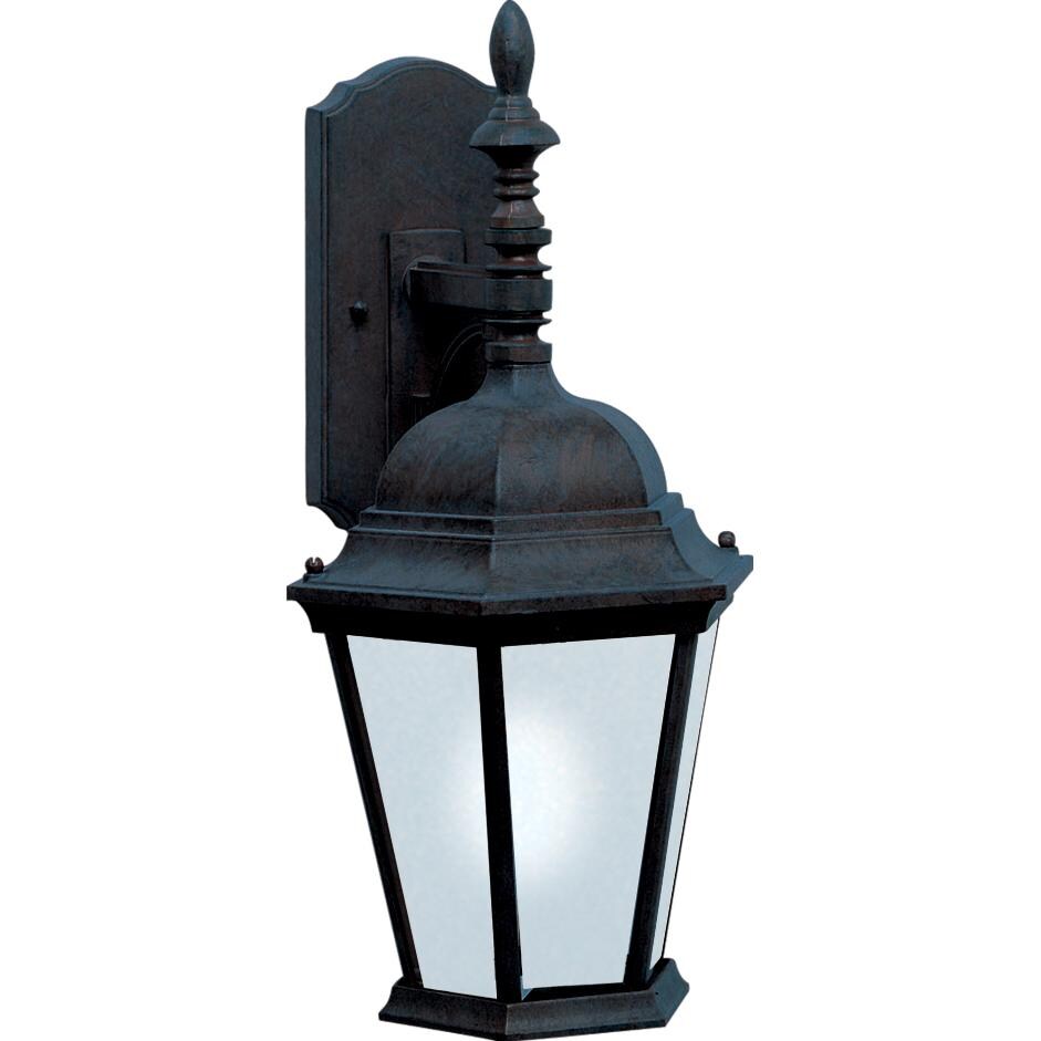 Maxim Westlake EE One Light 19-Inch Outdoor Wall Light - Black - 85104BK