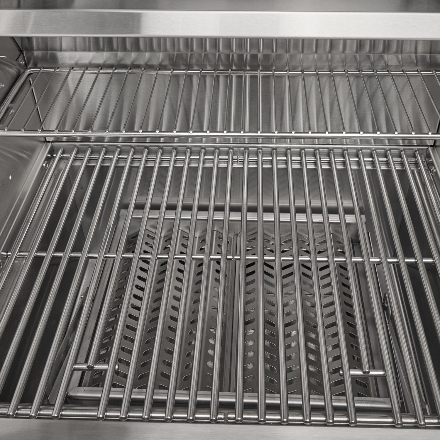 Coyote Outdoor Living Coyote 50 Inch Freestanding Natural Gas / Charcoal Hybrid Grill - Charcoal Interior - Detail thumbnail