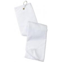 Port Authority Grommeted Tri-Fold Golf Towel - White image