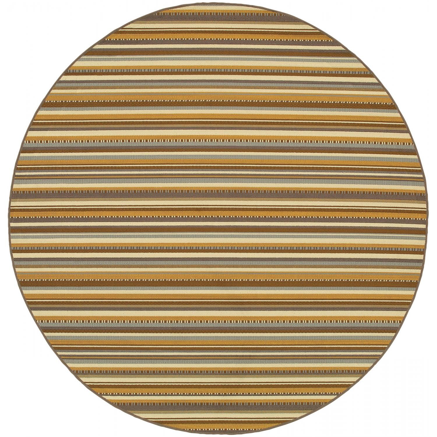 Oriental Weavers Bali 7.10 Ft. Round Indoor/Outdoor Rug - 1001J thumbnail