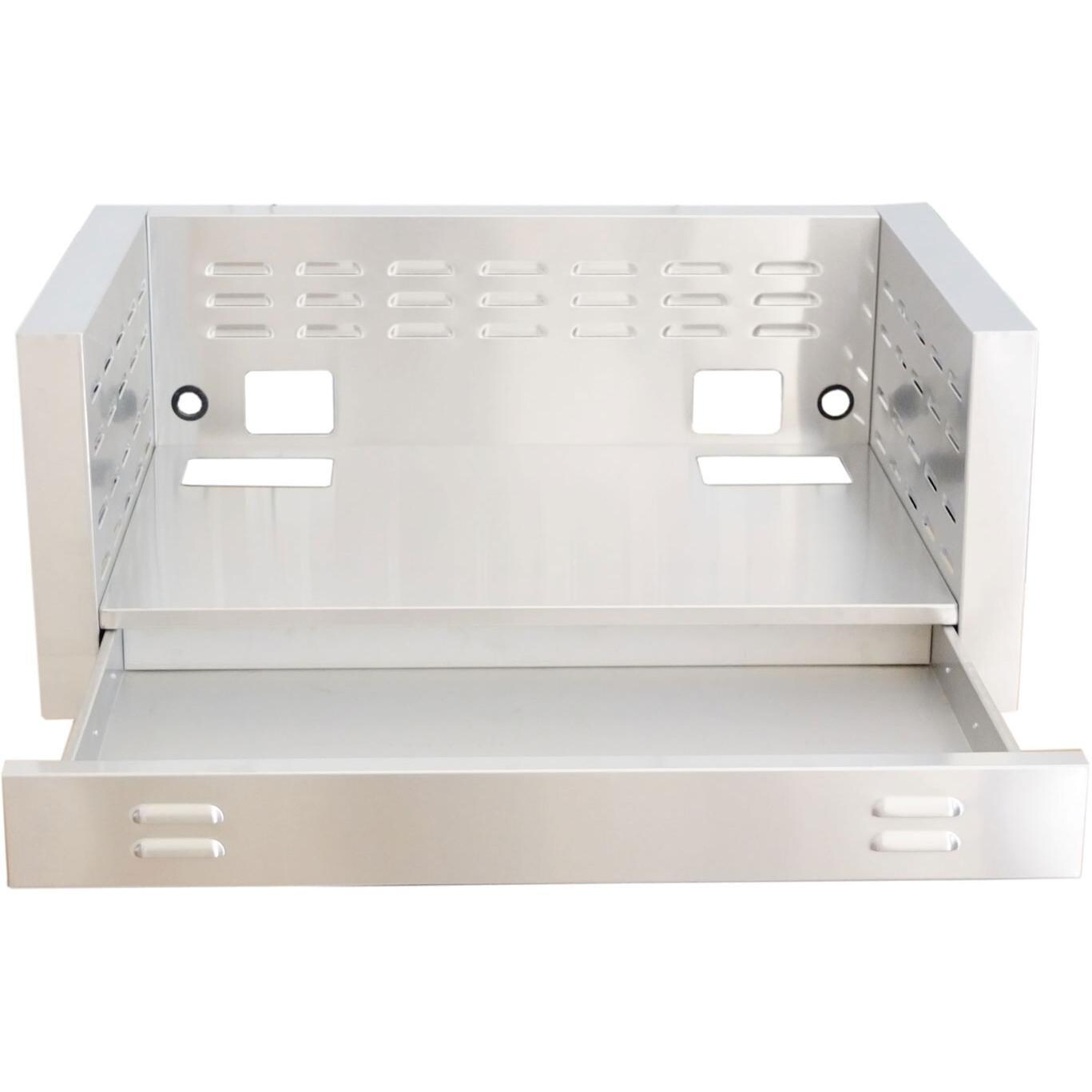 Sunstone Insulated Jacket With Drawer For 28-Inch Grills - Open View thumbnail