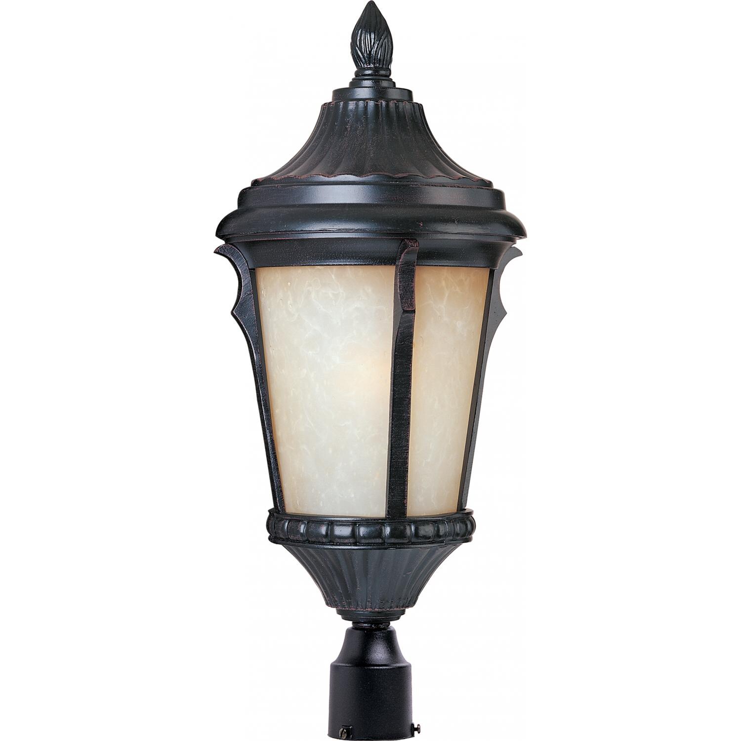 Maxim Odessa One Light 20-Inch Outdoor Post Light - Espresso - 3010LTES