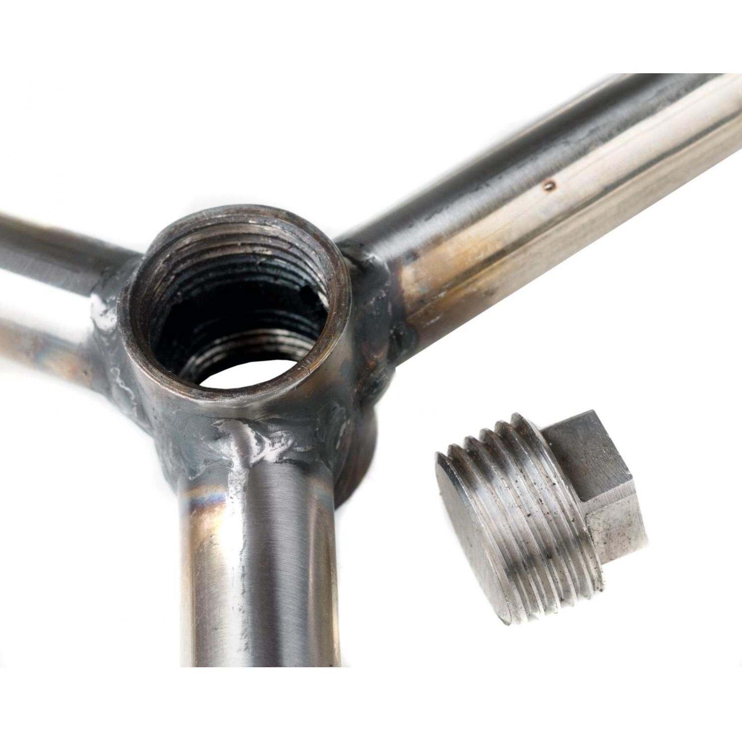 Alpine Flame 19-Inch Stainless Round Double Natural Gas Fire Pit Ring Burner - Gas Connection with Plug Removed thumbnail