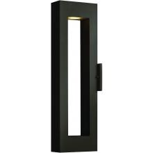 Hinkley Lighting Atlantis Two Light 24-Inch Dark Sky Outdoor Wall Light - Satin Black - 1644SK