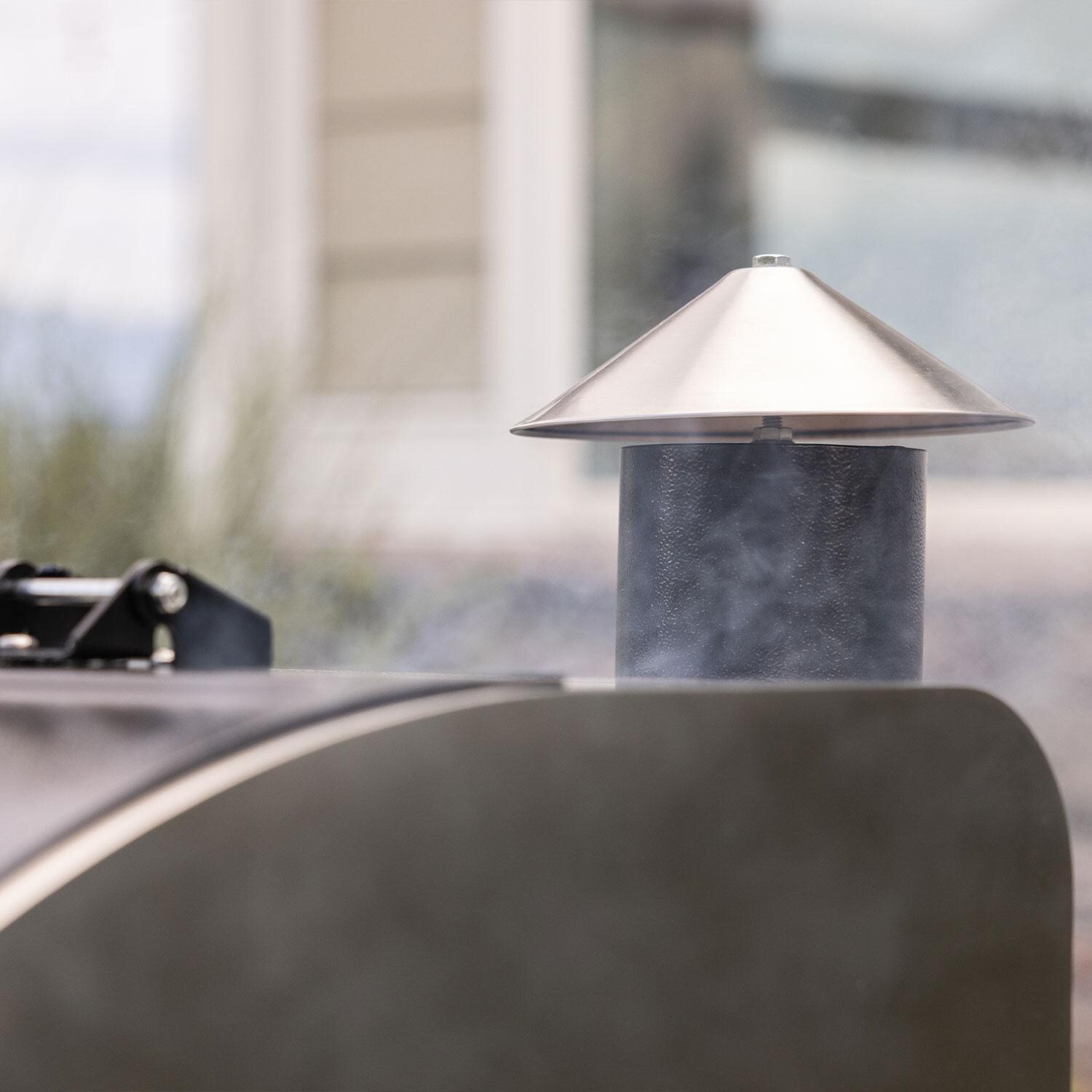 Camp Chef PG36SSG Woodwind SS 36 Pellet Grill With Propane Sidekick Griddle - Smoke Chimney - Lifestyle thumbnail