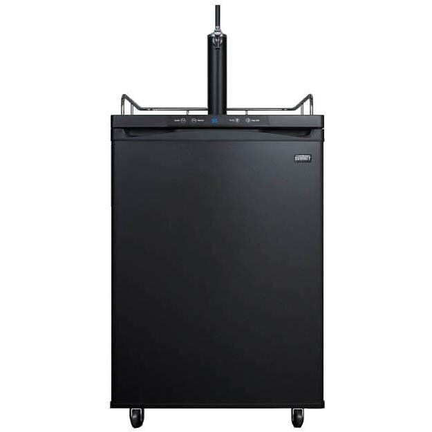 Summit 5.6 Cu. Ft. Freestanding Single Tap Beer Dispenser / Kegerator - Black - SBC635M thumbnail