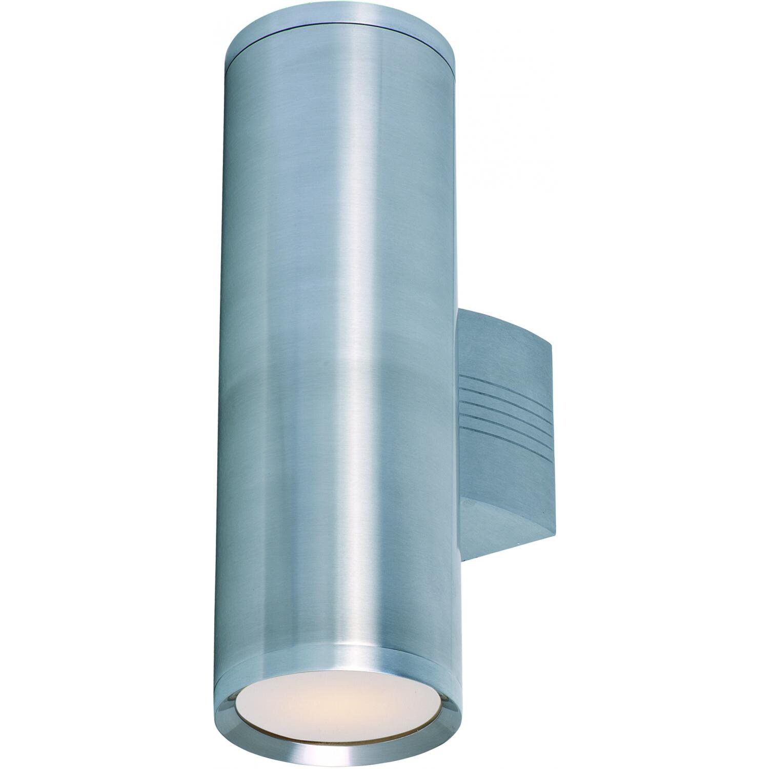 Maxim Lightray LED 86102AL 15W 15-Inch Two Light LED Outdoor Wall Light - Brushed Aluminum thumbnail