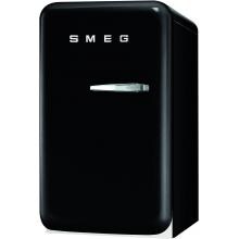 Smeg 1.5 Cu. Ft. Left Hinge Retro Style Compact Refrigerator - Black - FAB5ULNE image