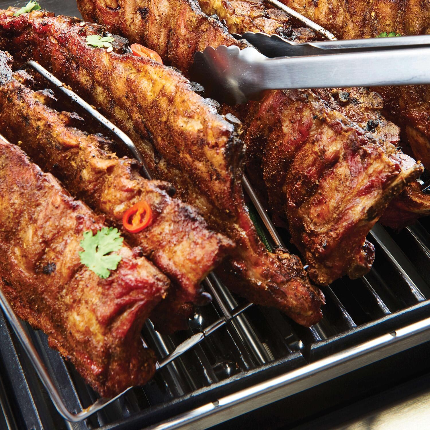 GrillPro Stainless Steel Stacking Rib & Roasting Rack - 41616 - Ribs - Lifestyle thumbnail