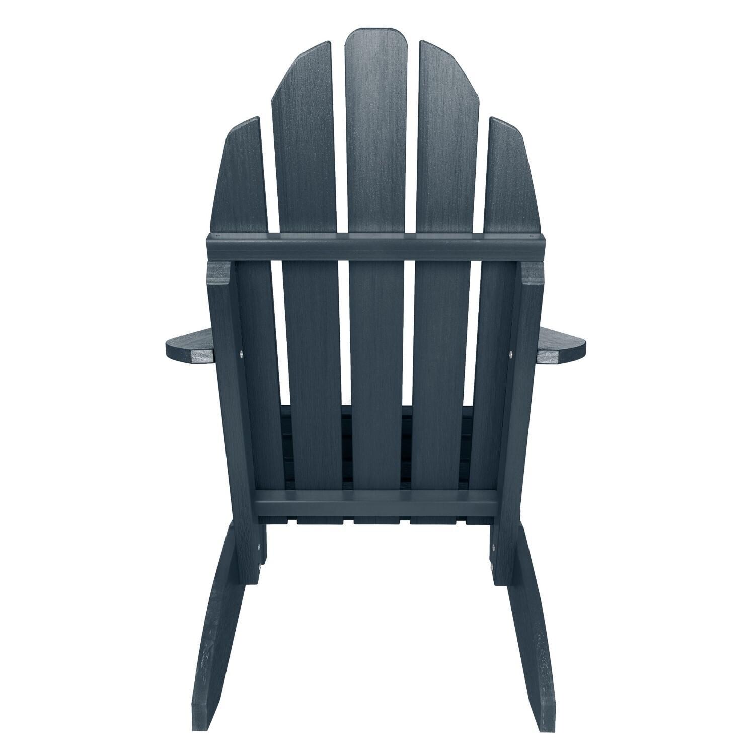 Lakeview The Charmville Adirondack Chair - Federal Blue - Back thumbnail