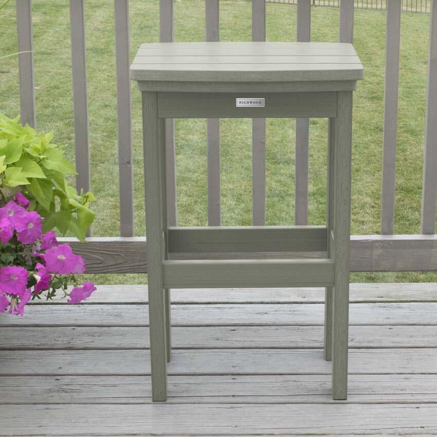Hart Lane Recycled Plastic Bar Stool in Eucalyptus by Lakeview Outdoor Designs