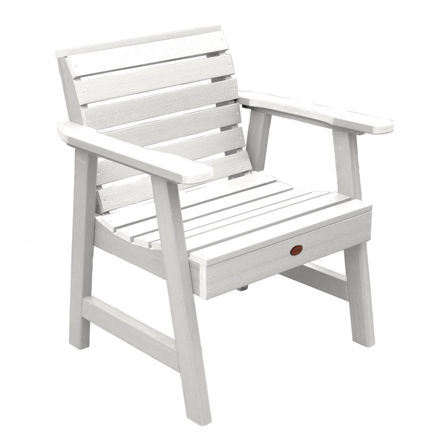 Lakeview Elm Pointe Garden Chair - White - On White thumbnail