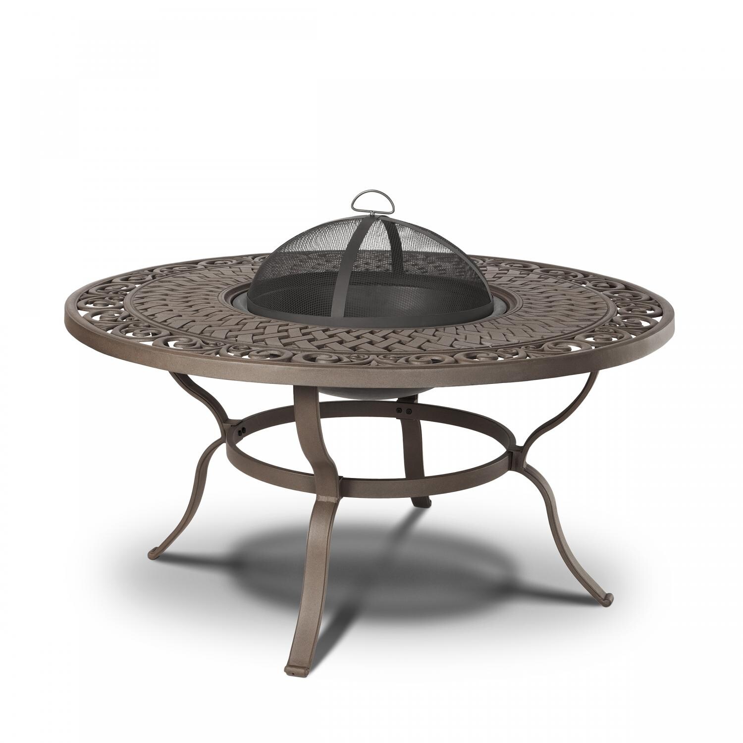 Real Flame Florence 47-Inch Chocolate Brown Wood Burning Fire Table - Main View thumbnail