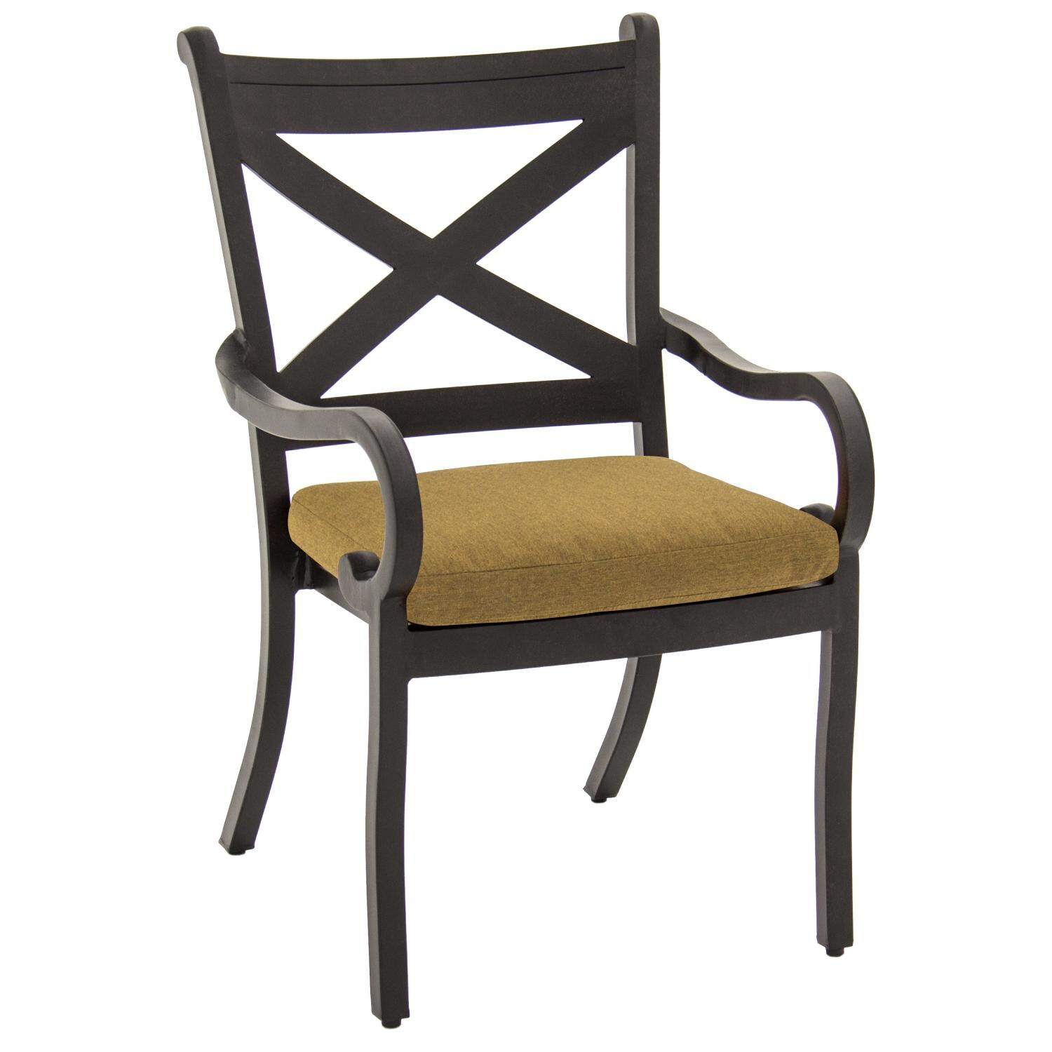 Avondale NLG400/401/408/409 Dining Chair And Bar Stool Cushion - Dining Chair - Sunbrella Canvas Teak thumbnail