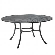 KETTLER 60-Inch Round Wrought Iron Patio Dining Table