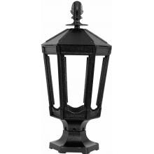 American Gas Lamp Works GL1000 Cast Aluminum Manual Ignition Natural Gas Light With Dual Mantle Burner And Pedestal Mount image