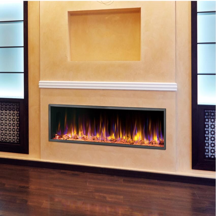 Dynasty DY-BEF64 Harmony Series 64-Inch Built-In Electric Fireplace - Lifestyle thumbnail
