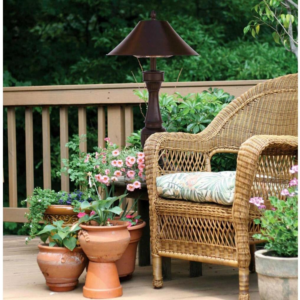 Endless Summer Northgate 1200W Electric 34Inch Tabletop Lamp Patio