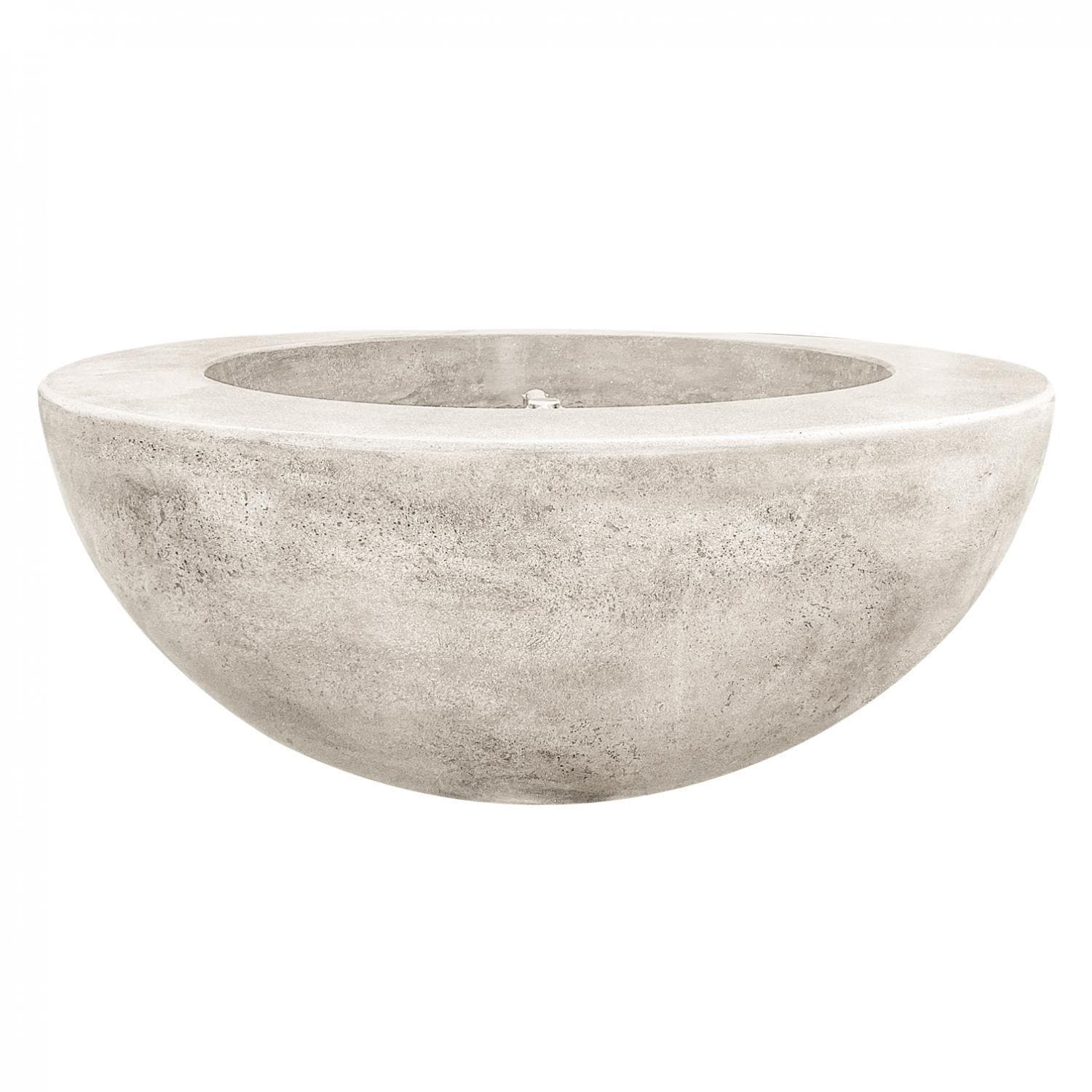Moderno 5 36-in Round Glass Fiber Reinforced Concrete Natural Gas Fire Bowl in Natural by Prism Hardscapes - White Background thumbnail