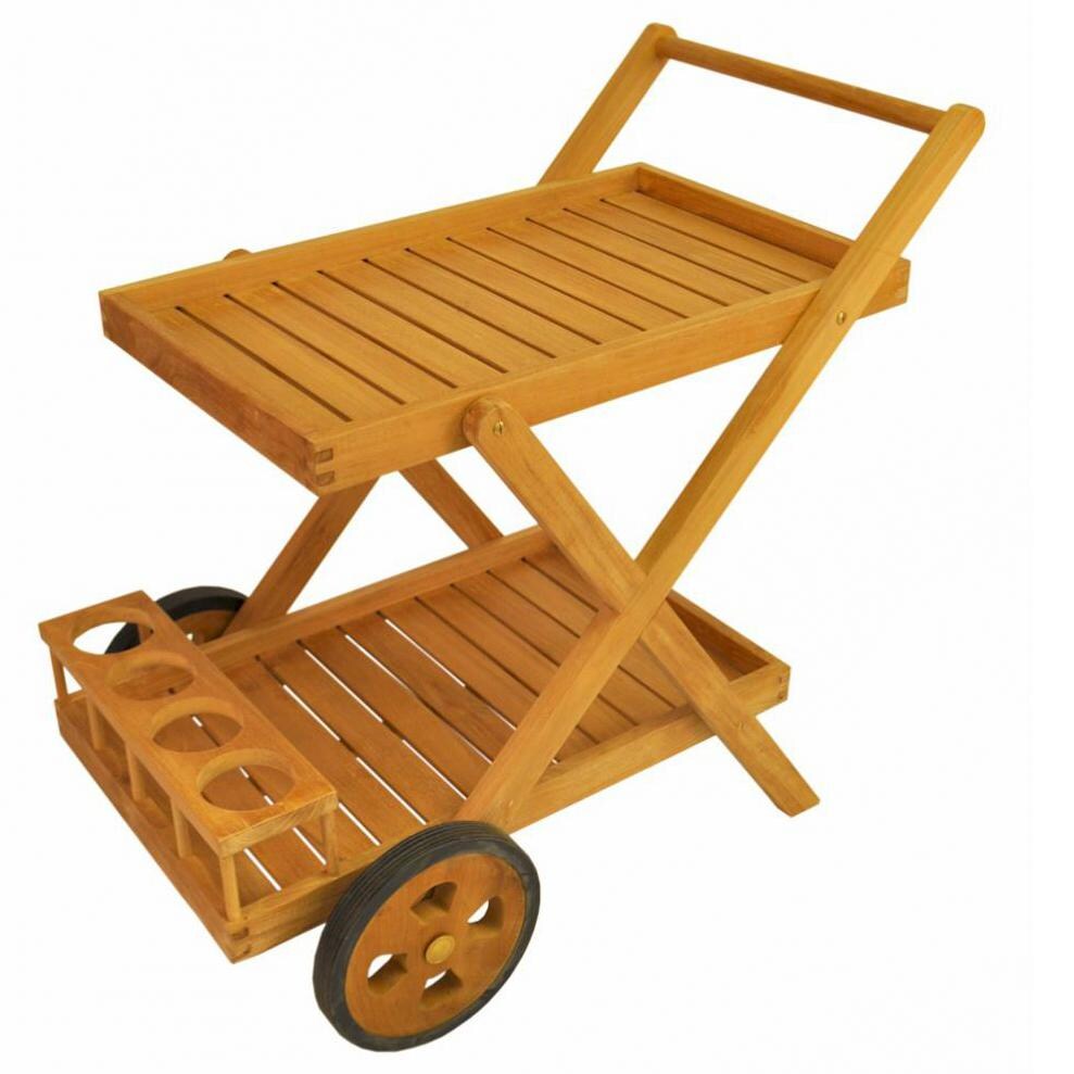 Anderson Teak Cobana Teak Patio Serving Cart Ultimate Patio