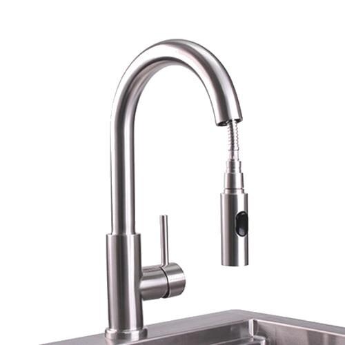 Lynx 30-Inch Built-In Cocktail Station With Sink & Ice Bin Cooler - Faucet Close-Up thumbnail