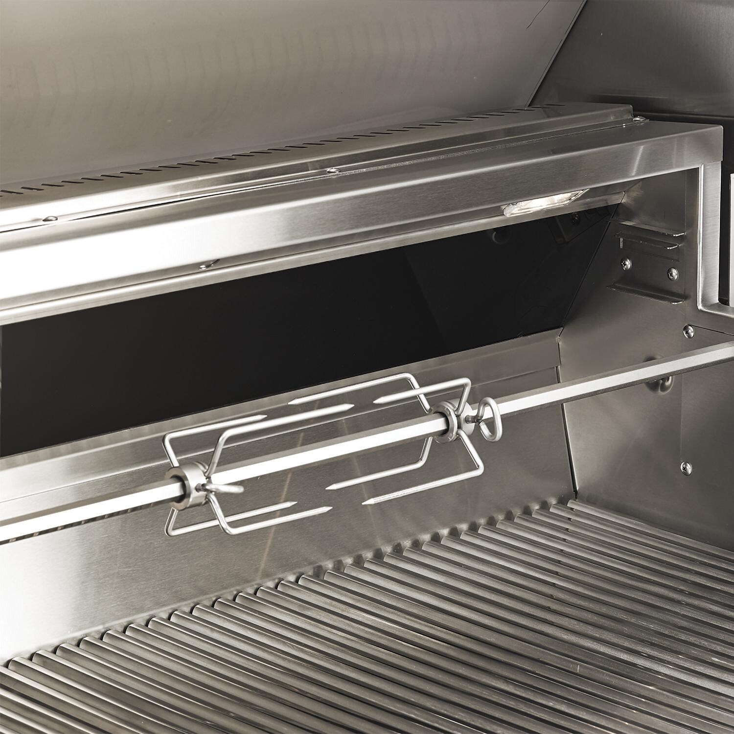 Twin Eagles TE1BQ54RS-N Eagle One 54-Inch 4-Burner Built-In Natural Gas Grill with Sear Zone & Two Infrared Rotisserie Burners - Black Glass Infrared Rotisserie Burner thumbnail