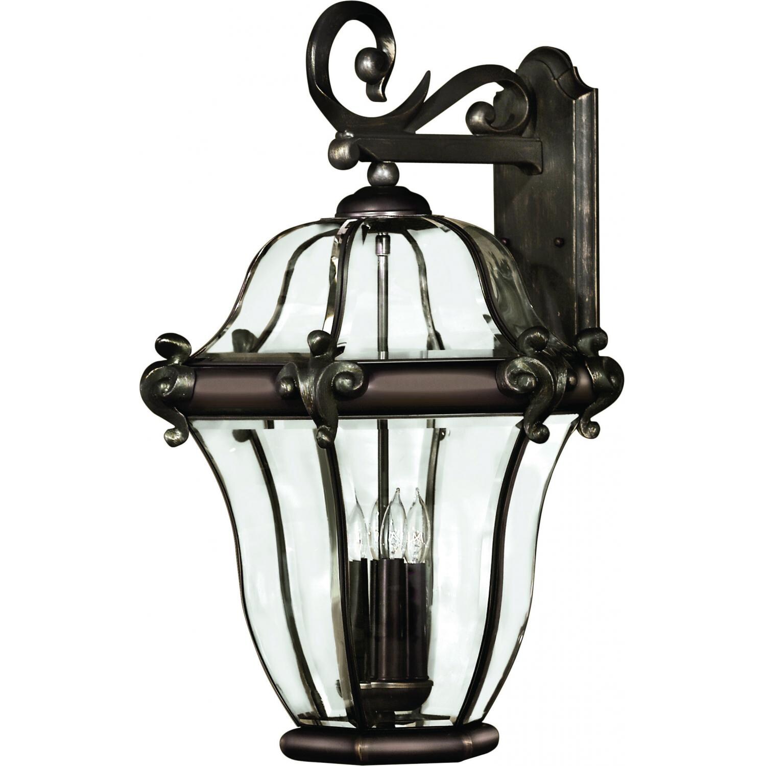 Hinkley Lighting San Clemente Four Light 26-Inch Outdoor Wall Light - Copper Bronze - 2446CB