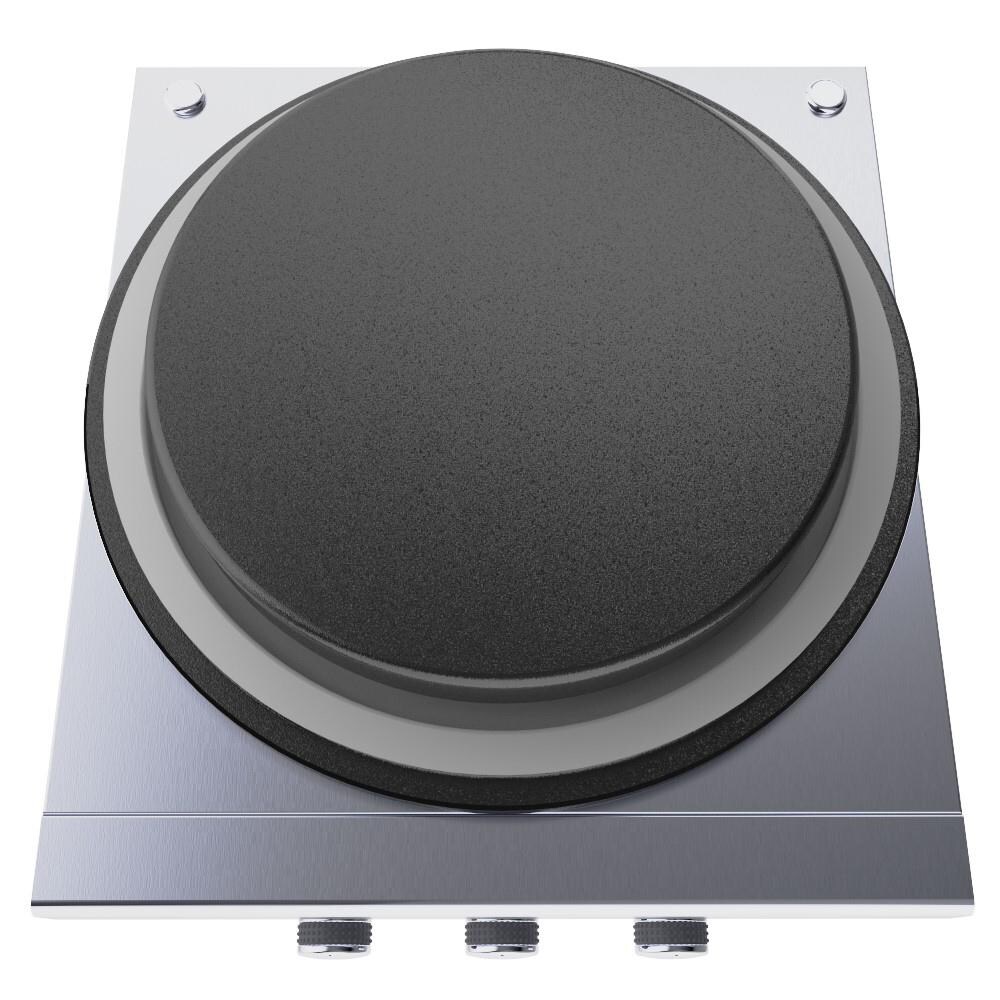 Sunstone SUN24PCB-GD-NG 24 Inch Power Cirque "Solid Steel Griddle" - Top View thumbnail