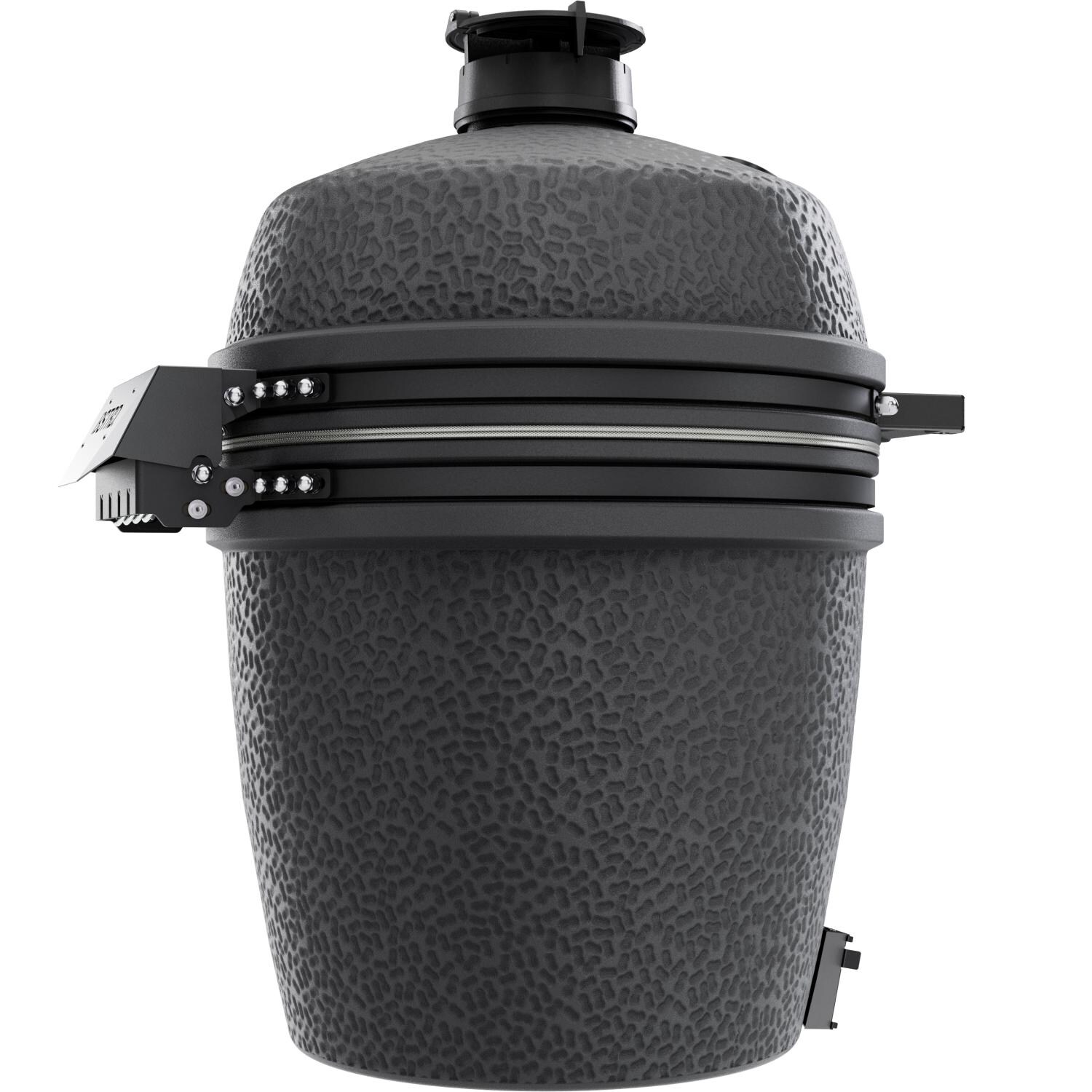 BSTRD.PRO BP302G-USA Large Solo Kamado Grill in Graphite - Side - White Background thumbnail