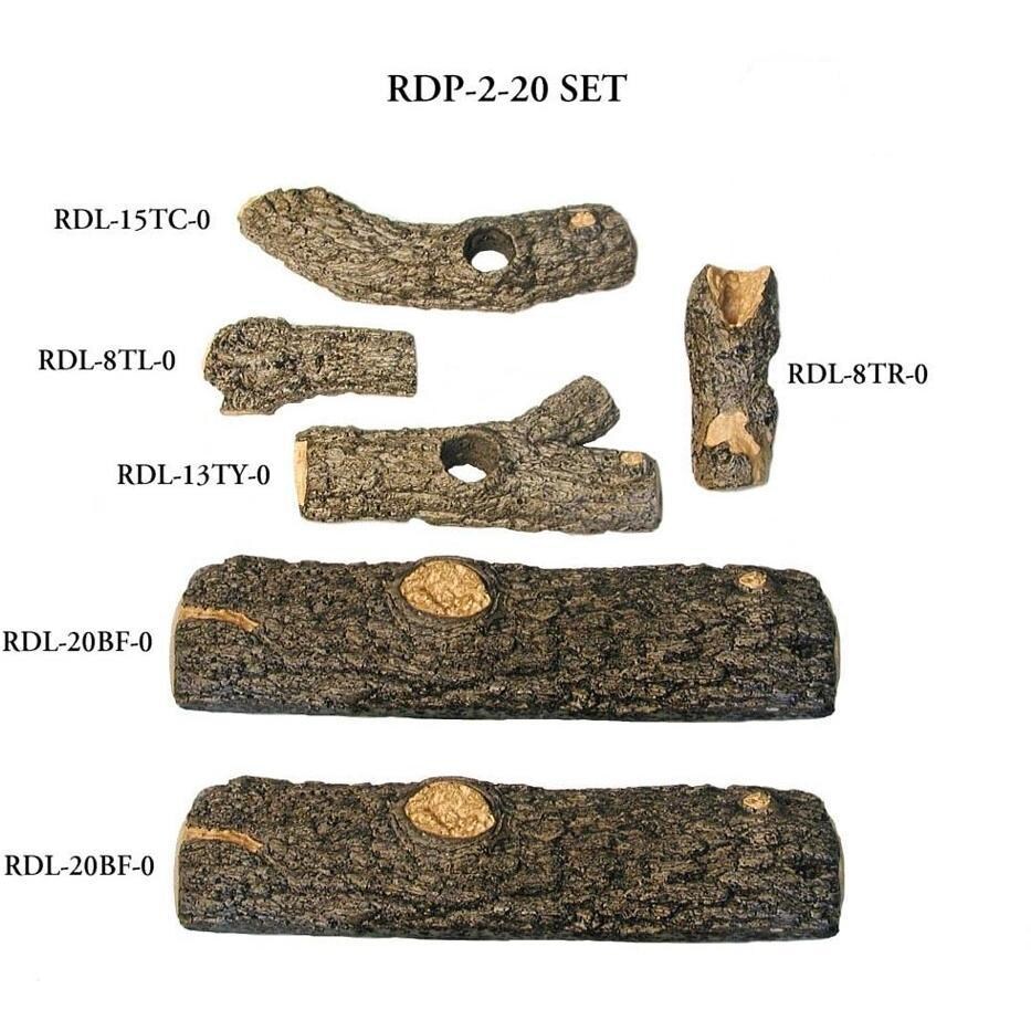 Peterson Real Fyre Golden Oak Designer Plus 20-Inch Log Breakdown  thumbnail