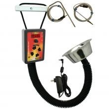 PitmasterIQ IQ120 Digital BBQ Temperature Regulator Kit W/ Standard Pit Adapter For Weber Smokey Mountain, Weber Kettle & Many Other BBQ Smokers image