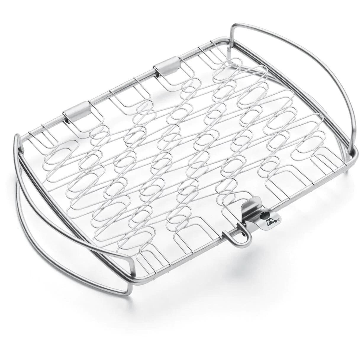 BBQGuys Veggie Esentials Gift Set - Stainless Steel Grill Basket thumbnail