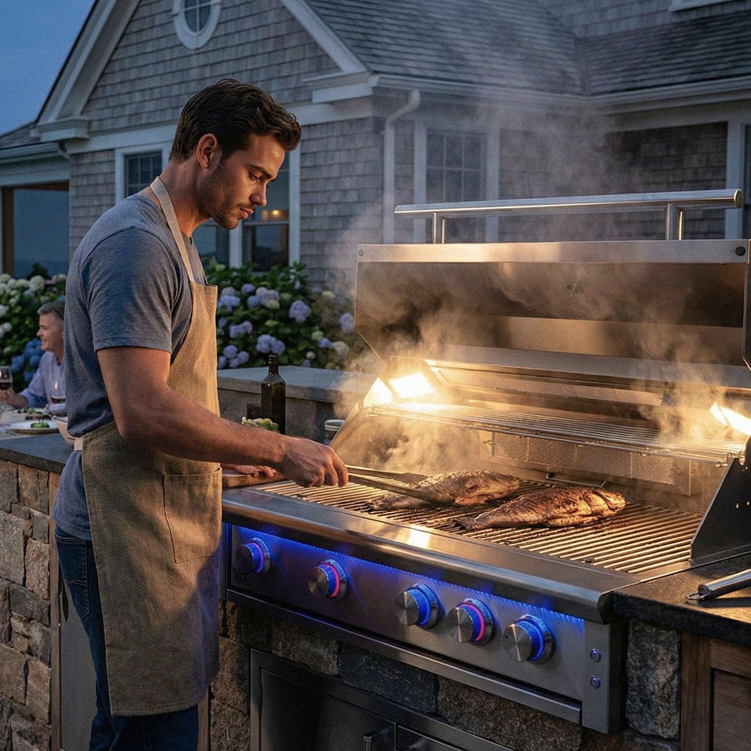 XO Appliance XOGRILL40XLT2N Performance XLT2 40-in 4 Burner Built-In Natural Gas Grill - Lifestyle thumbnail