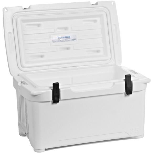 Engel 35-Quart DeepBlue Roto-Molded High-Performance Cooler - Left View Open thumbnail
