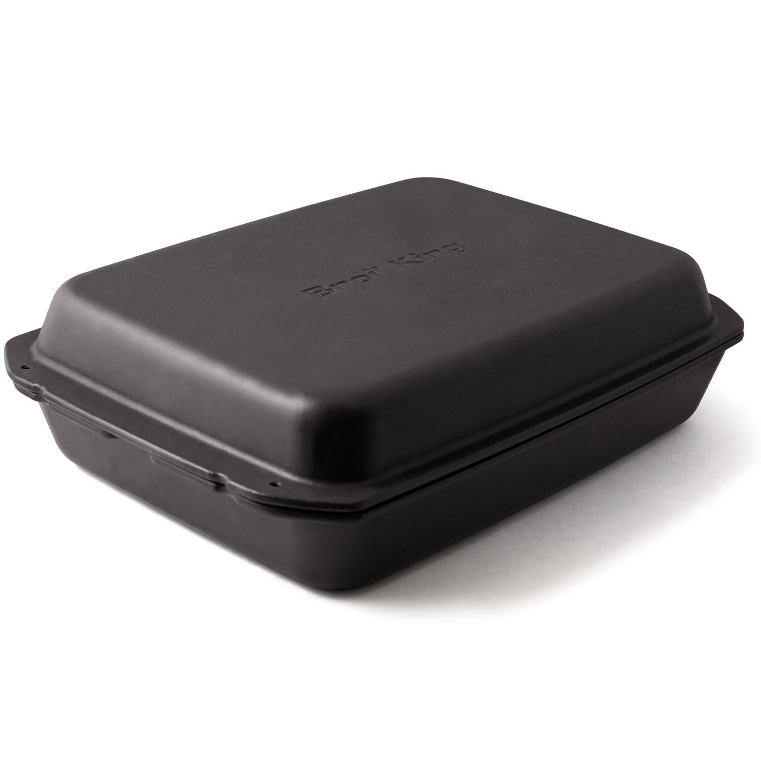 Broil King 69610 Cast Iron Multi Roaster - Covered - White Background thumbnail